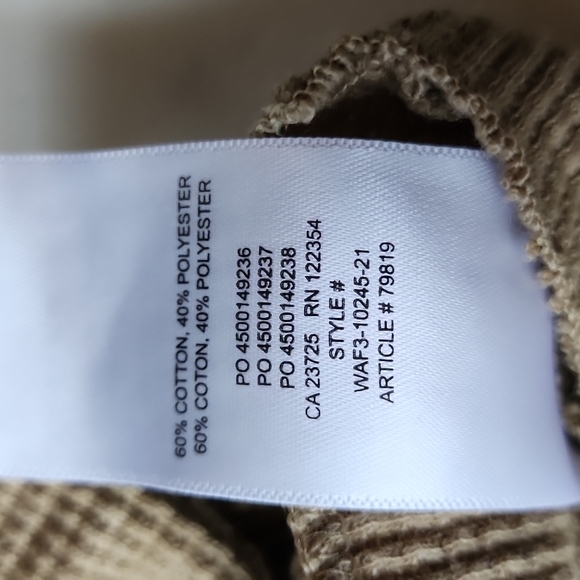 NWT Aritzia TNA Alamo waffle long sleeve top in barrel brown size medium - Picture 7 of 9